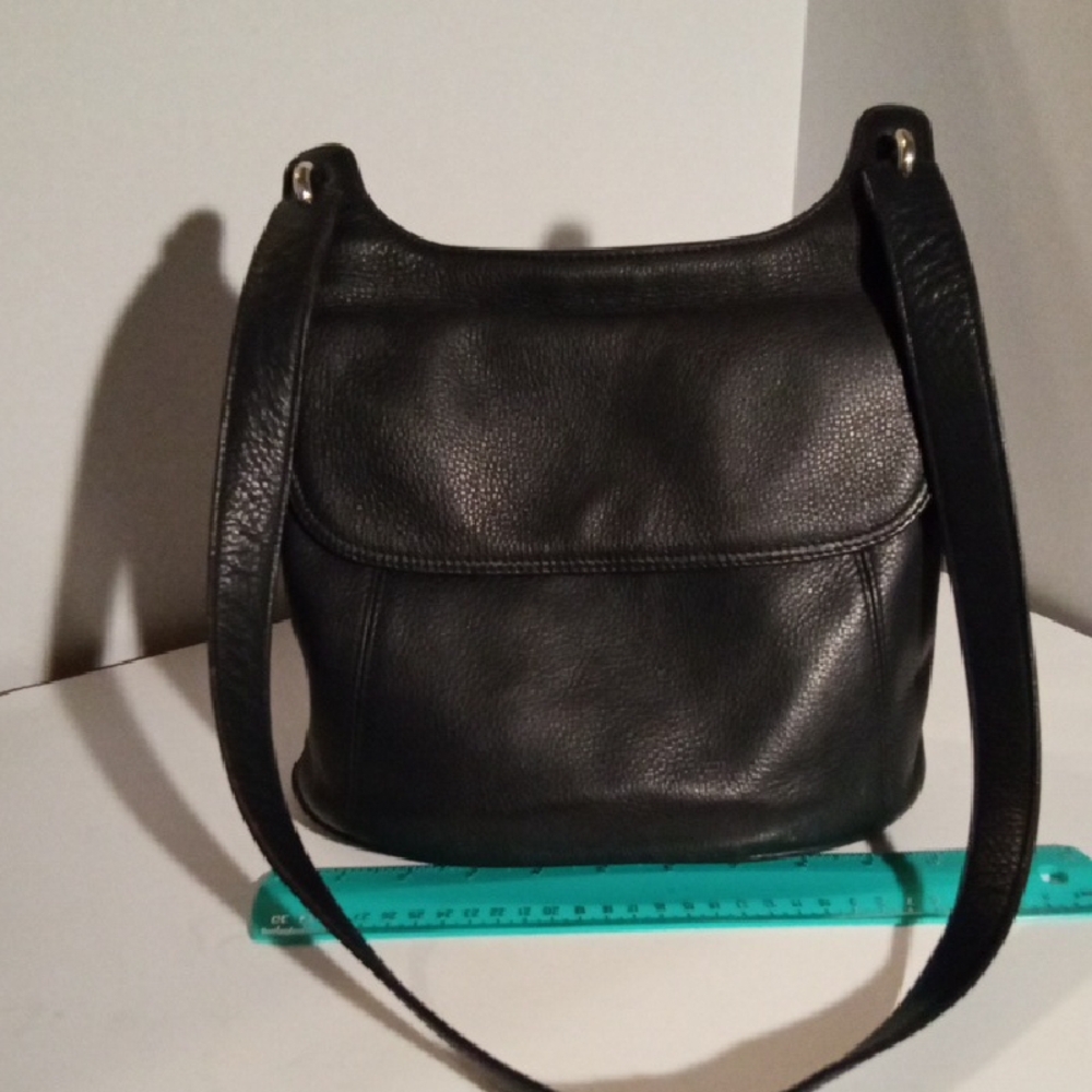 Rolfs Quality Black Leather Shoulder Bag Timeless Design